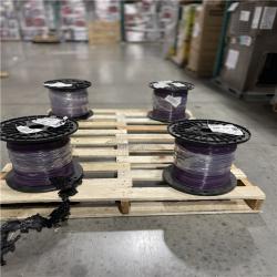 DALLAS LOCATION - AS-IS Southwire 2,500 ft. 12 Purple Solid CU THHN Wire(4 SPOOLS) (SEE NOTES)