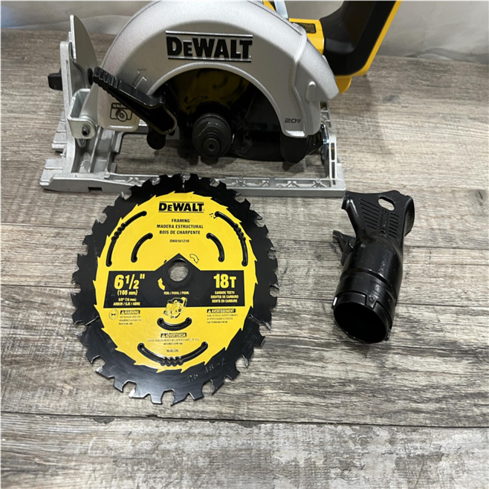 AS-IS DEWALT 20V MAX Cordless Brushless 6-1/2 in. Sidewinder Style Circular Saw (Tool Only)