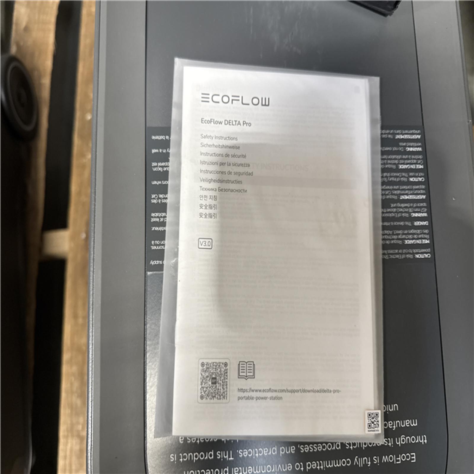 California AS-IS Ecoflow Delta Pro & Smart Extra Battery