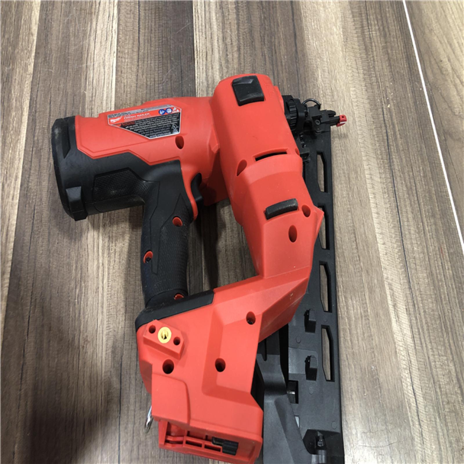 AS-IS Milwaukee FUEL 18-Volt Lithium-Ion Brushless Cordless Gen II 16-Gauge Angled Finish Nailer (Tool-Only)