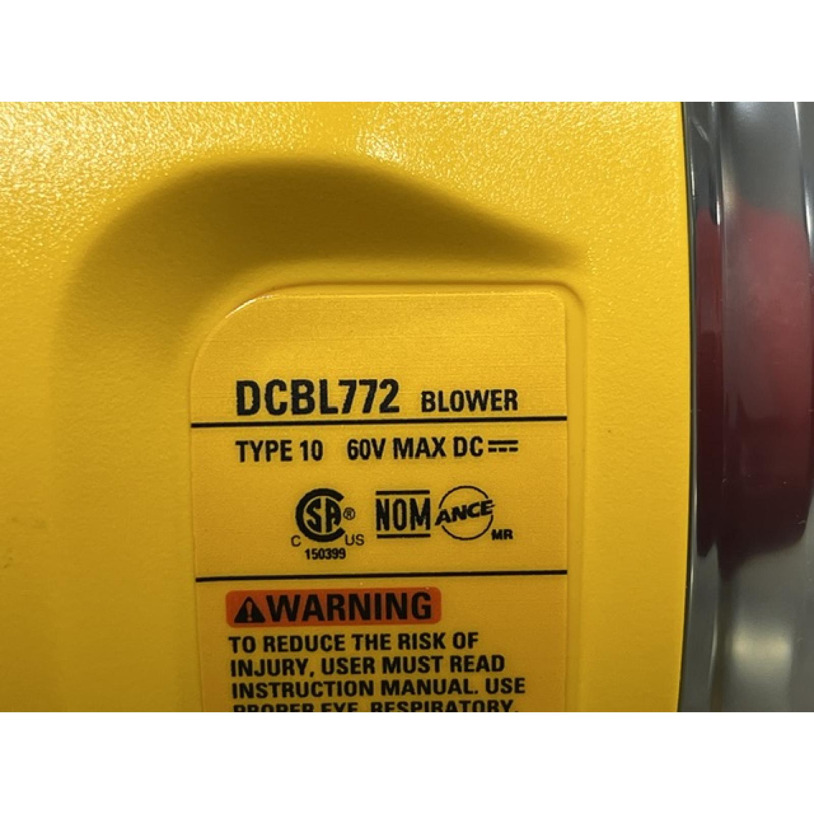 AS-IS DEWALT FLEXVOLT 60V MAX 125 MPH 600 CFM Brushless Cordless Battery Powered Blower Kit