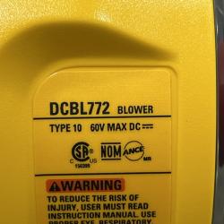 AS-IS DEWALT FLEXVOLT 60V MAX 125 MPH 600 CFM Brushless Cordless Battery Powered Blower Kit