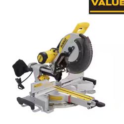 NEW! - DEWALT 15 Amp Corded 12 in. Double Bevel Sliding Compound Miter Saw  Blade Wrench and Material Clamp