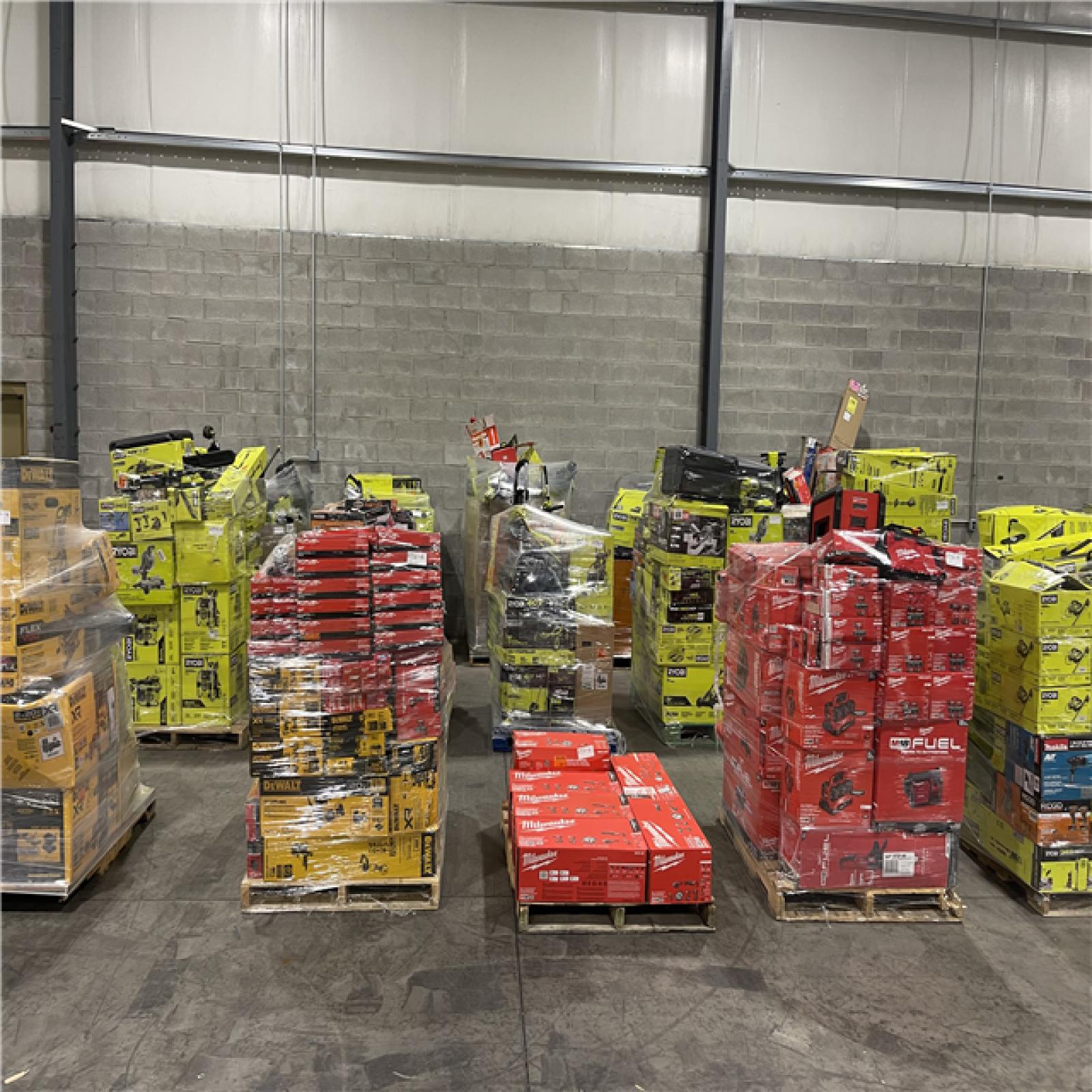 Pittston Location As-IS Power Tools Partial Truckload (15 Pallets) 6956-A