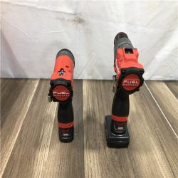 AS-IS Milwaukee  FUEL 12-Volt Lithium-Ion Brushless Cordless Hammer Drill and Impact Driver Combo Kit