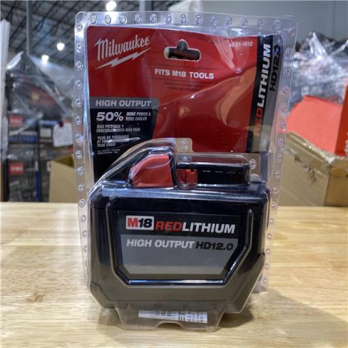 NEW! Milwaukee M18 18-Volt Lithium-Ion High Output 12.0Ah Battery Pack