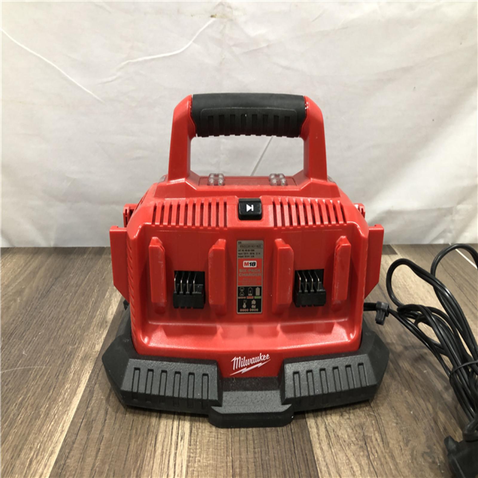 AS-IS Milwaukee 18-Volt Lithium-Ion 6-Port Sequential Battery Charger