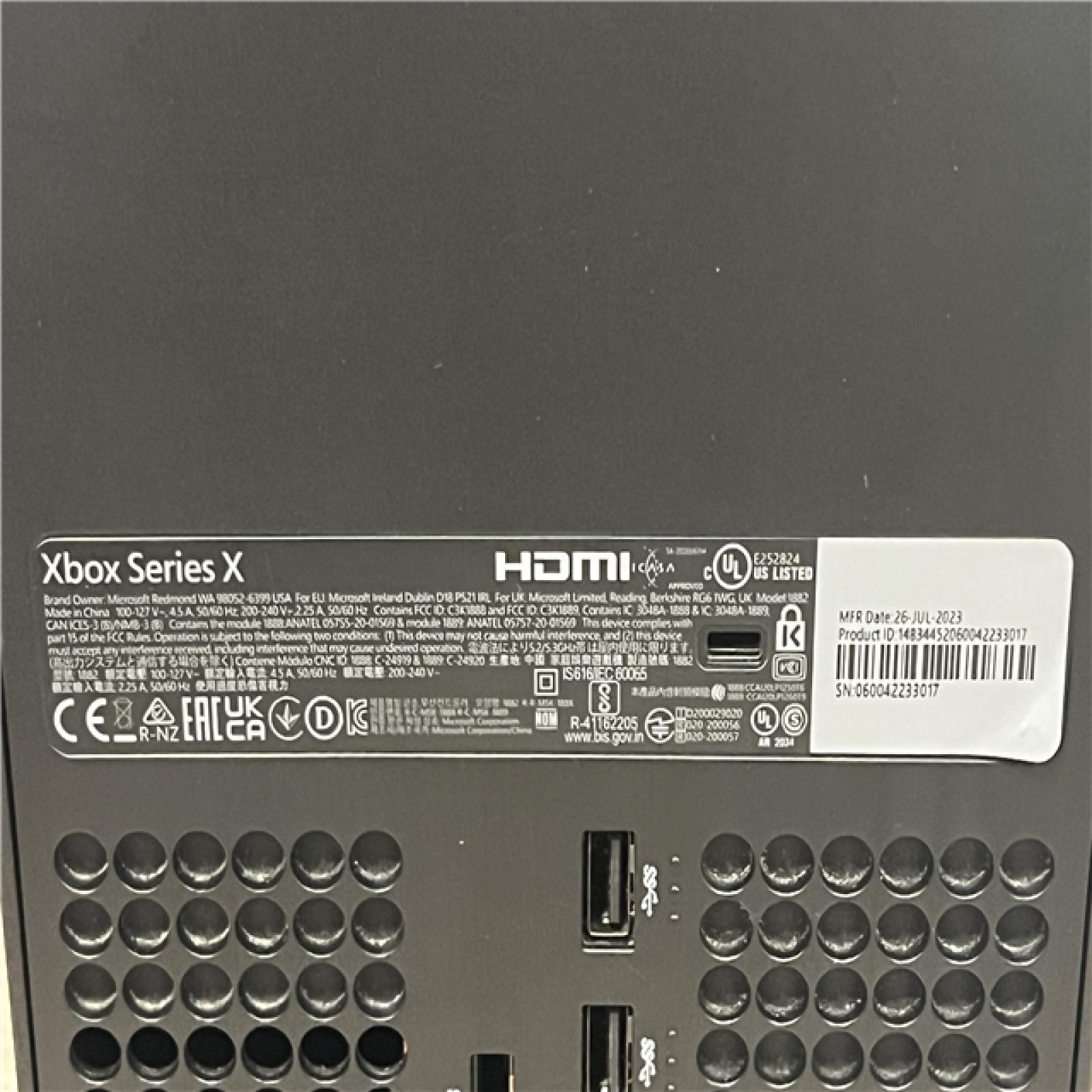 AS-IS Microsoft Xbox Series X 1TB Carbon Black