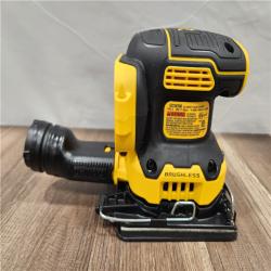 AS-IS- DEWALT 20V MAX XR Brushless Cordless 1/4 Sheet Variable Speed Sander (Tool Only)
