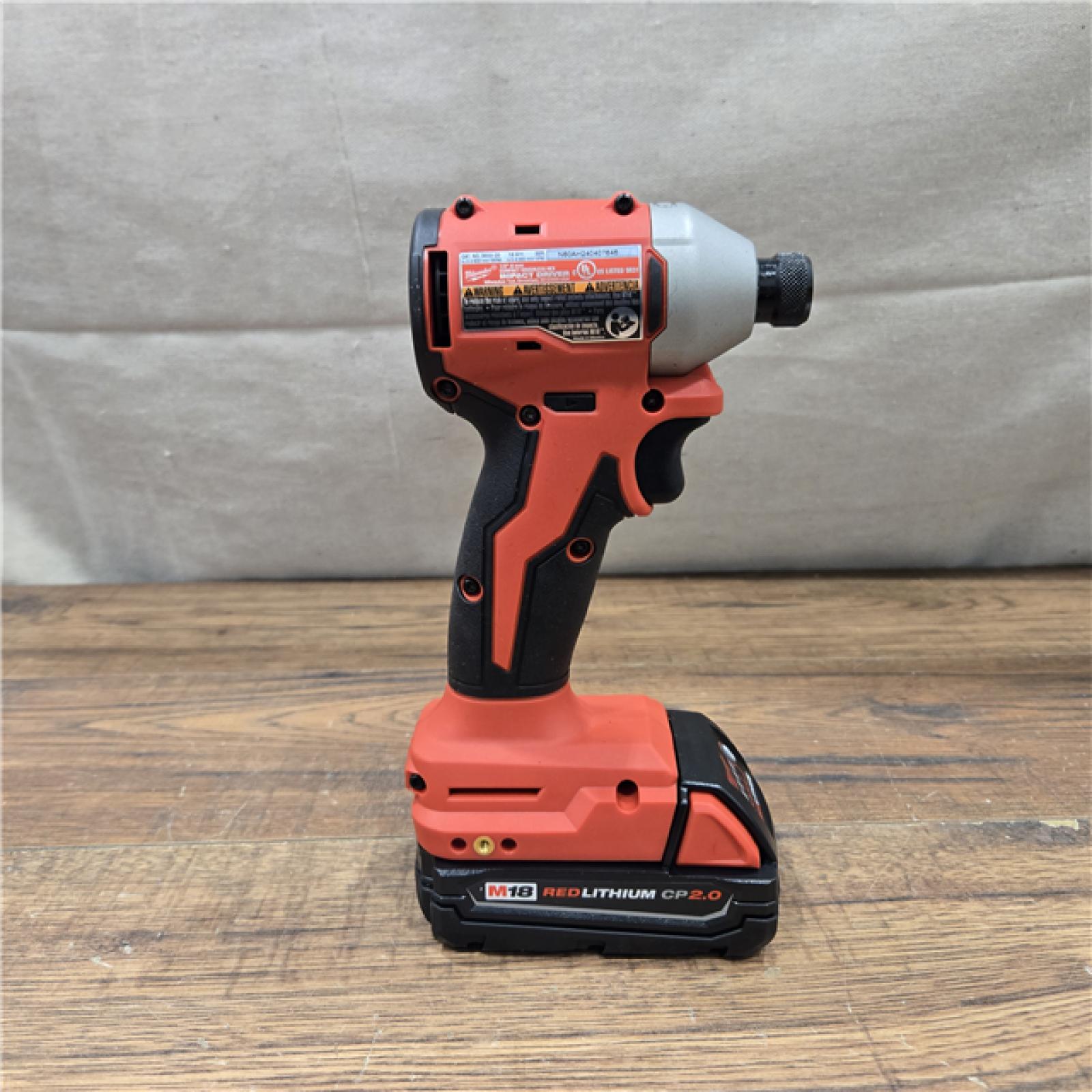 AS-IS Milwaukee M18 Compact Brushless 1/4  Hex Impact Driver Kit