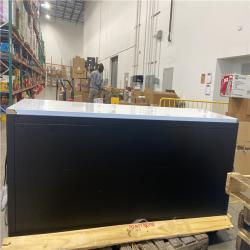 DALLAS LOCATION - Tool Storage 84 in. W x 24 in. D Heavy Duty Mobile Workbench Tool Chest with Stainless Steel Work Top in Matte Black