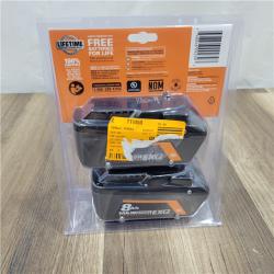 RIDGID NEW!  18V 8.0 Ah Max Output EXP Lithium-Ion Battery (2-Pack)