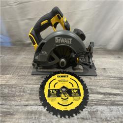 AS-IS DEWALT FLEXVOLT 60V MAX Cordless Brushless 7-1/4 in. Circular Saw with Brake (Tool Only)