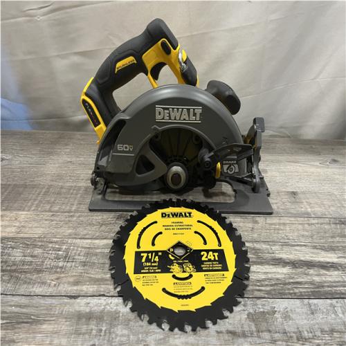 AS-IS DEWALT FLEXVOLT 60V MAX Cordless Brushless 7-1/4 in. Circular Saw with Brake (Tool Only)