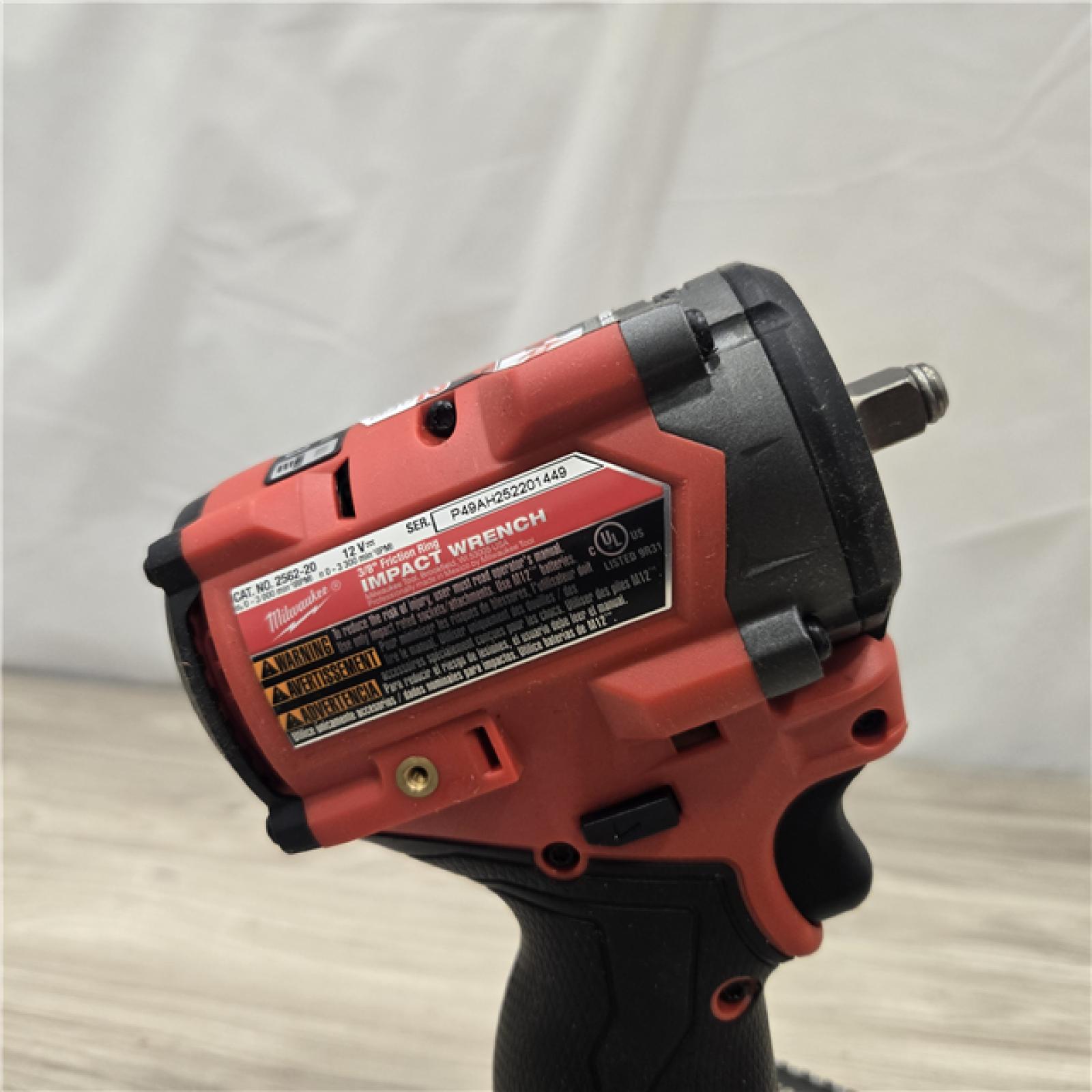AS-IS Milwaukee M12 FUEL M12 3/8 in. Cordless High Torque Impact Wrench (Tool-Only)