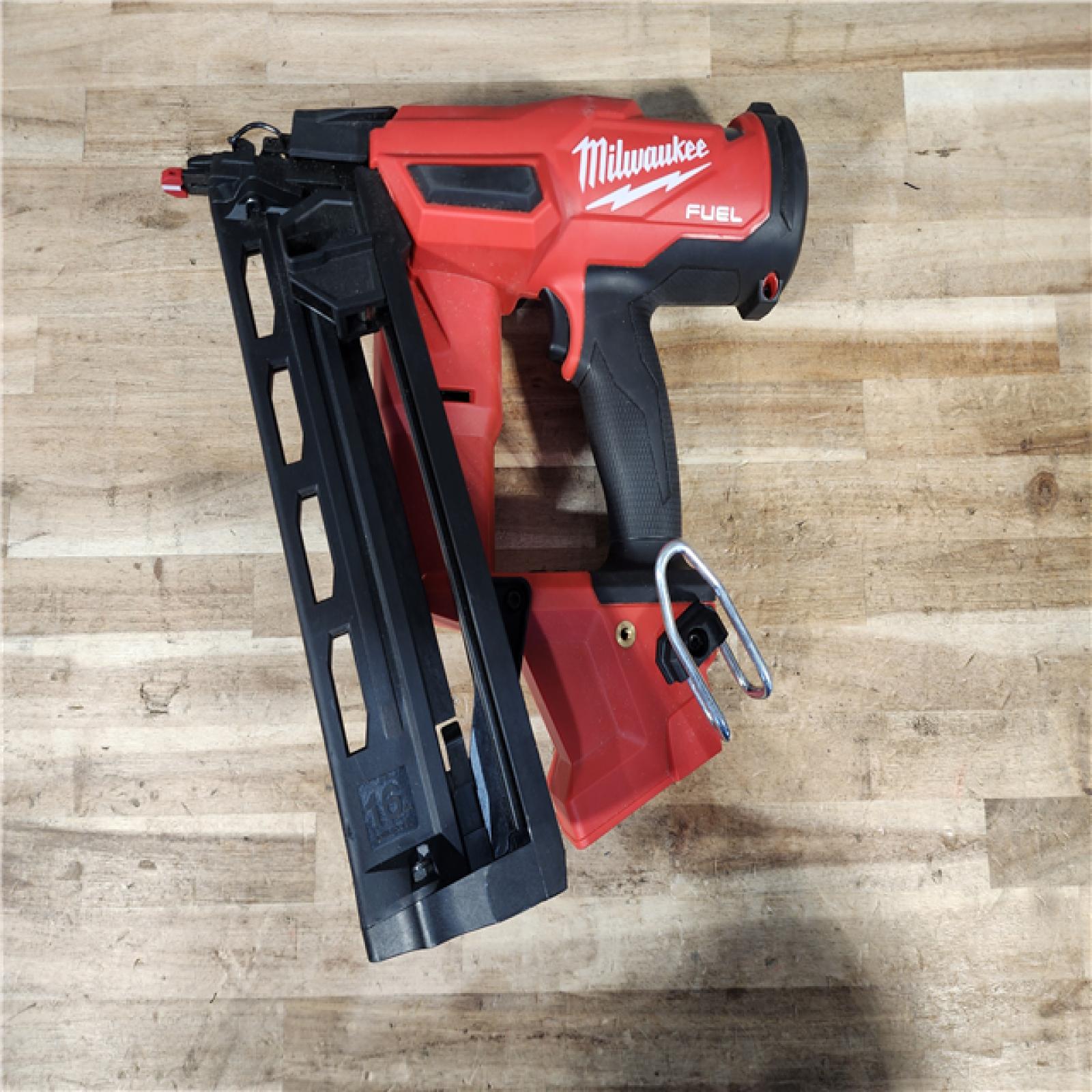 HOUSTON LOCATION - AS-IS Milwaukee FUEL 18-Volt Lithium-Ion Brushless Cordless Gen II 16-Gauge Angled Finish Nailer (Tool-Only)