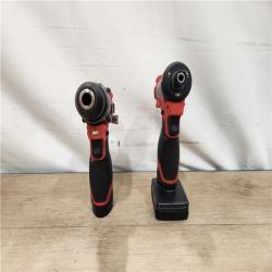 AS-IS- Milwaukee M12 FUEL Gen4 1/2-in. Drill Driver and 1/4-in. Hex Impact Driver Combo Kit with SHOCKWAVE RED HELIX Titanium 23-Piece Drill Bit Set