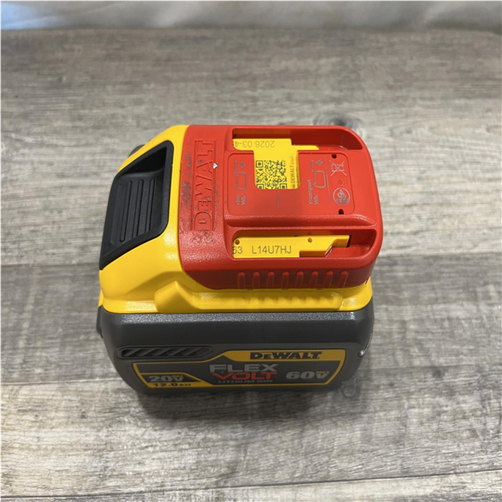 AS-IS DEWALT FLEXVOLT 20V/60V MAX Lithium-Ion 12.0Ah Battery