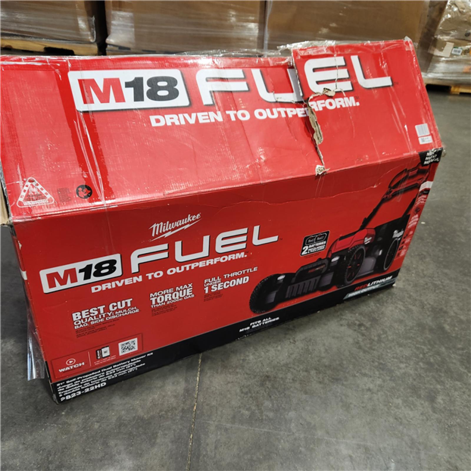 As-Is- M18 FUEL Brushless Cordless 21 in. Walk Behind Dual Battery Self-Propelled Mower W/(2) 12.0Ah Battery and Rapid Charger
