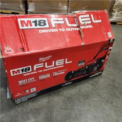 As-Is- M18 FUEL Brushless Cordless 21 in. Walk Behind Dual Battery Self-Propelled Mower W/(2) 12.0Ah Battery and Rapid Charger