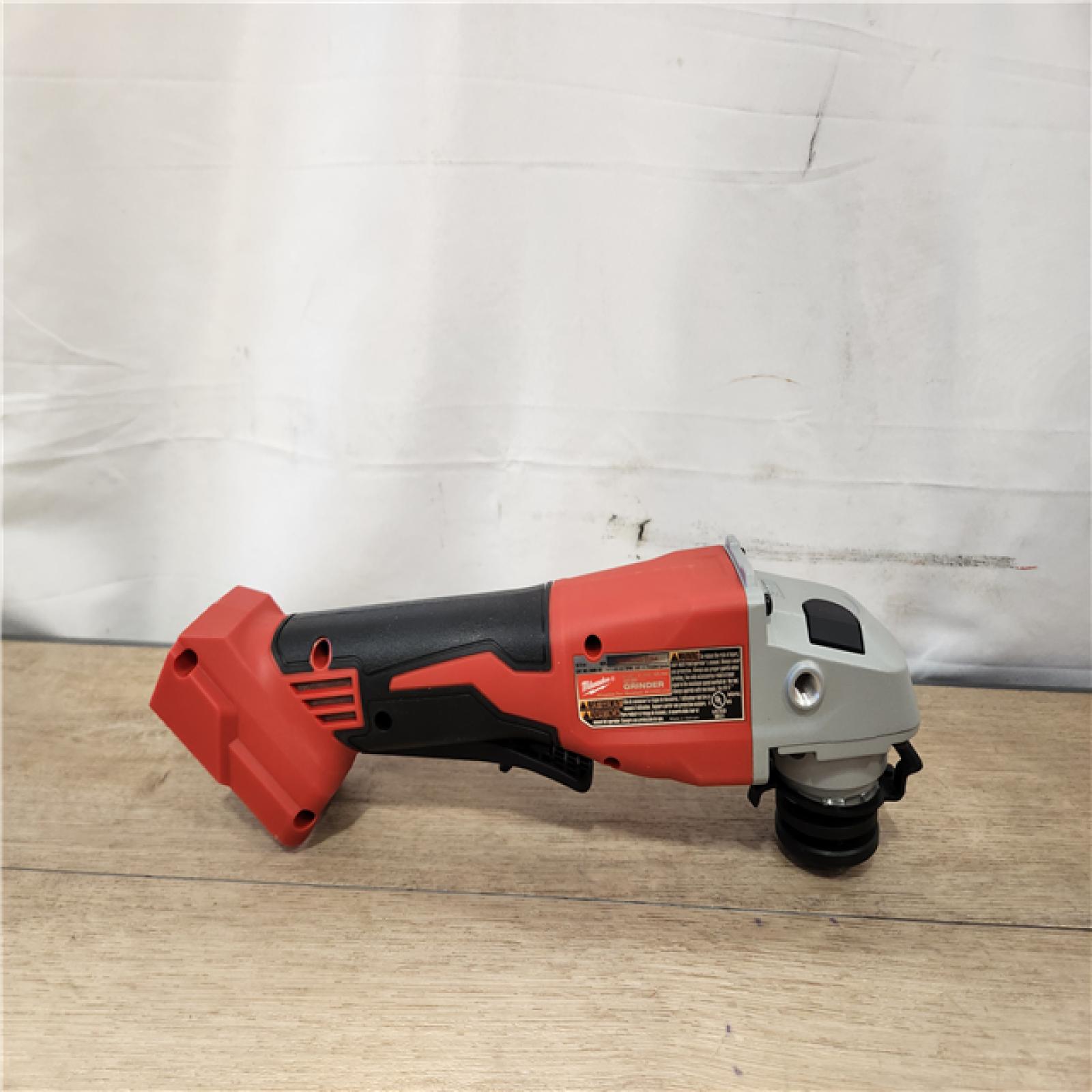 AS-IS- Milwaukee 18V Lithium-Ion Brushless Cordless 4-1/2 in./5 in. Grinder w/Paddle Switch (Tool-Only)