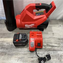 AS-IS Milwaukee FUEL 120 MPH 500 CFM 18V Brushless Cordless Battery Powered Leaf Blower Kit