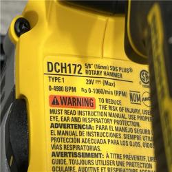 LIKE NEW - DEWALT ATOMIC 20V MAX Cordless Brushless Ultra-Compact 5/8 in. SDS Plus Hammer Drill (Tool Only)