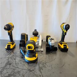 AS-IS- Dewalt 20-Volt MAX ToughSystem Lithium-Ion 6-Tool Cordless Combo Kit