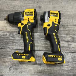 GOOD - DEWALT ATOMIC 20V MAX Lithium-Ion Cordless 2-Tool Combo Kit