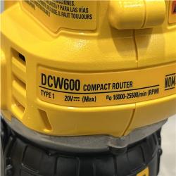 AS-IS DEWALT 20V MAX XR Cordless Brushless Fixed Base Compact Router (Tool Only)