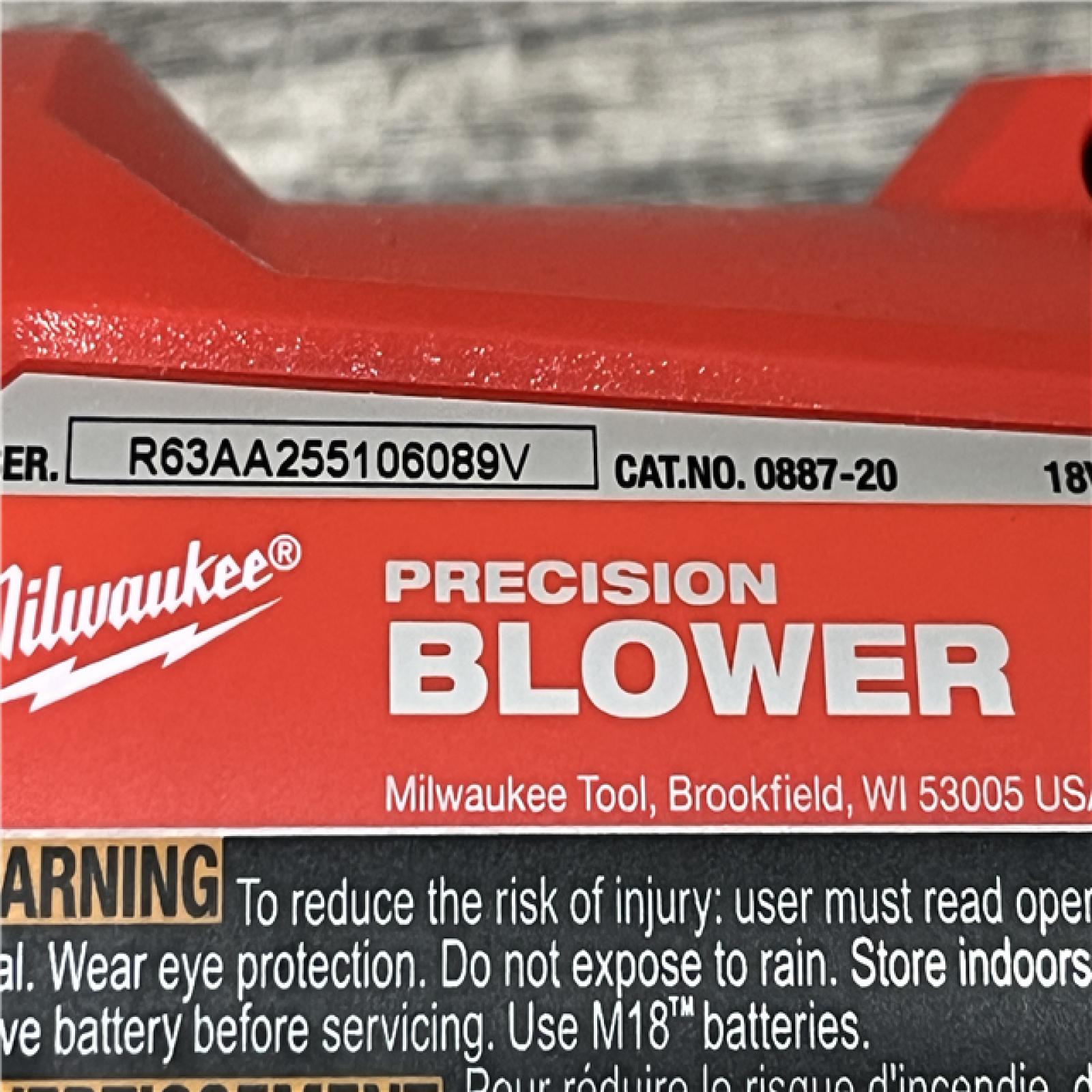 AS-IS Milwaukee 18V Lithium-Ion 570 MPH Brushless Cordless Precision Blower (Tool-Only)
