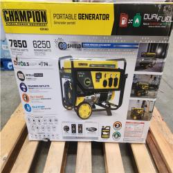 Phoenix NEW Champion Power Equipment 7850/6250-Watt Recoil Start Dual Fuel Portable Generator w/ Free 3-Year Warranty for Home Backup and Storm Prep