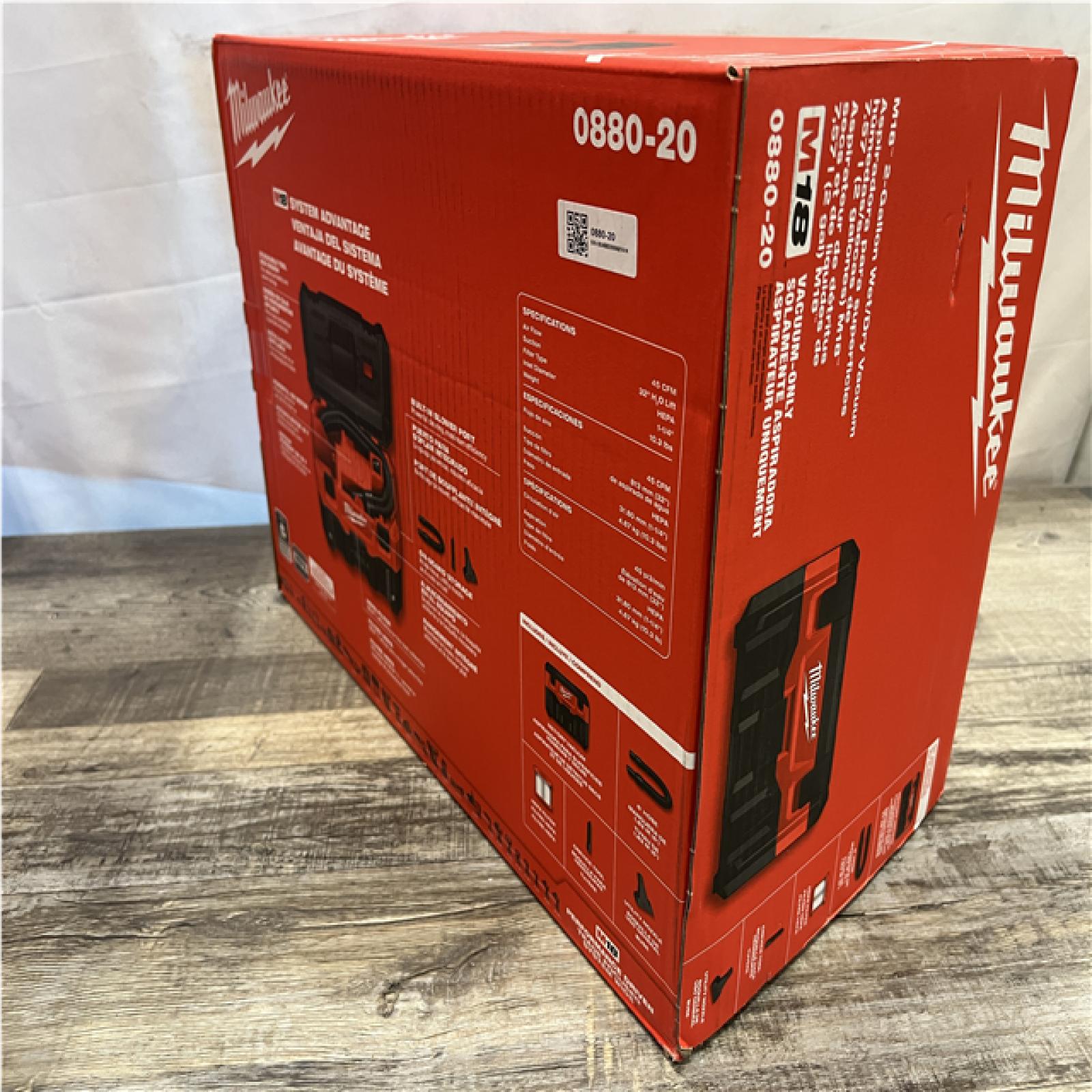 NEW - Milwaukee 18-Volt 2 Gal. Lithium-Ion Cordless Wet/Dry Vacuum (Vacuum-Only)