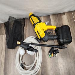 AS-IS Dewalt 20V 550 PSI  1 GPM Cordless Power Cleaner W/ 4 Nozzles Tool-Only