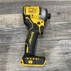 AS-IS DEWALT Atomic 20V Max Lithium-Ion Brushless Cordless Compact 1/4 in. Impact Driver Kit