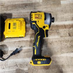 HOUSTON LOCATION - AS - IS DEWALT Atomic 20V Max Lithium-Ion Brushless Cordless Compact 1/4 in. Impact Driver Kit