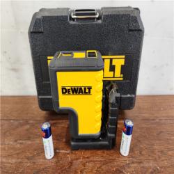 AS-IS DEWALT 100 ft. Red Self-Leveling 3-Spot Laser Level Kit w/ Case