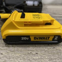 AS-IS DEWALT 20V MAX Lithium-Ion 15-Degree Electric Cordless Roofing Nailer Kit