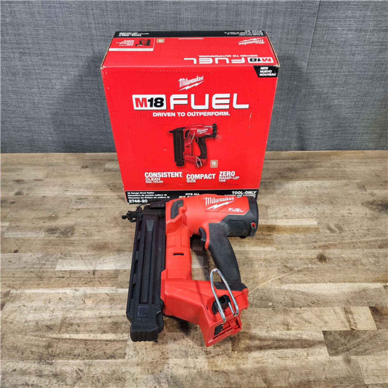 HOUSTON LOCATION - AS-IS Milwaukee M18 Fuel 18V Brushless 18-Gauge Brad Nailer 2746-20 (Bare Tool)