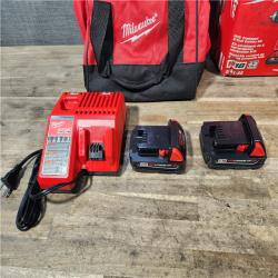 HOUSTON LOCATION - AS-IS Milwaukee 18V Cordless Brushed 2-Tool Drill/Driver and Impact Driver Kit