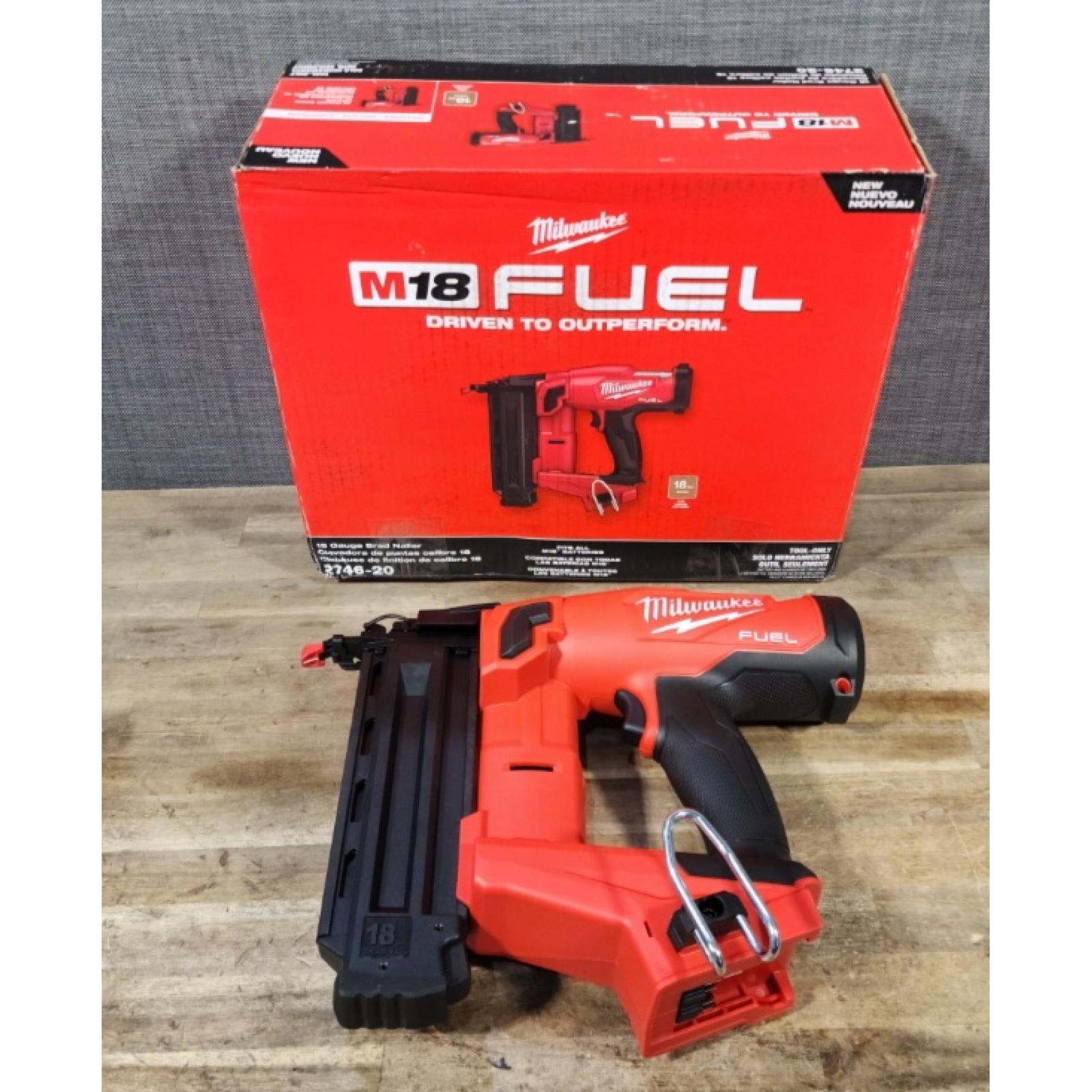 HOUSTON LOCATION - AS-IS Milwaukee M18 Fuel 18V Brushless 18-Gauge Brad Nailer 2746-20 (Bare Tool)