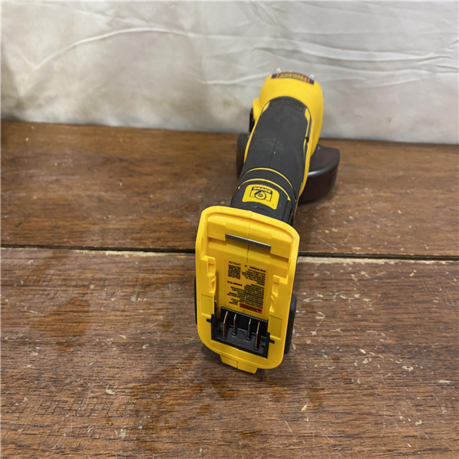 AS-IS DeWalt DCG405B 20V Max XR 4.5-Inch Slide Switch Small Angle Grinder (Tool Only)