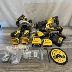 AS-IS DEWALT 20V MAX Lithium-Ion Cordless 6-Tool Combo Kit