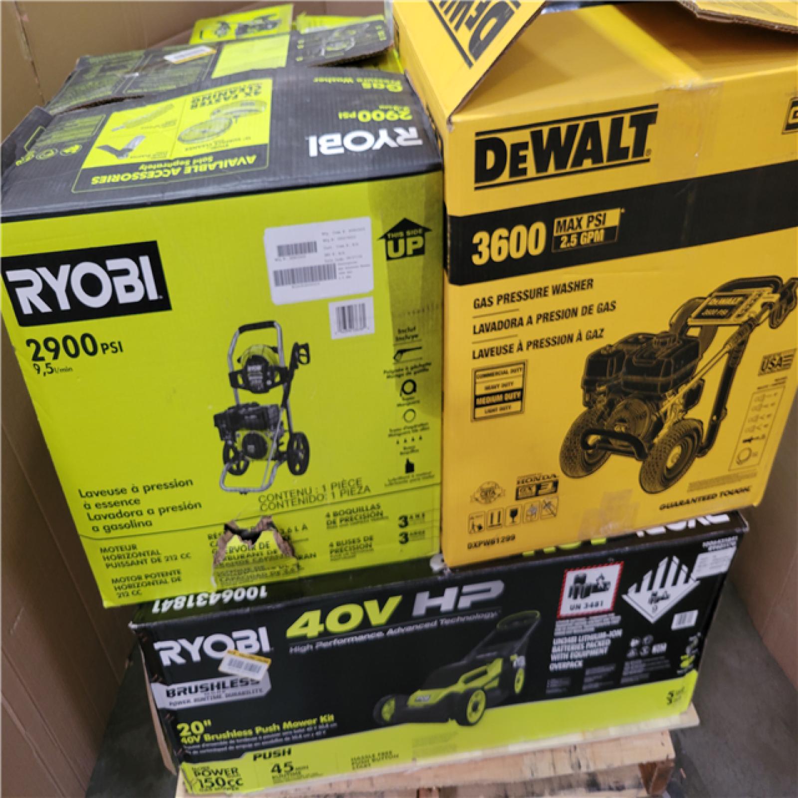 CALIFORNIA AS-IS OUTDOOR POWER EQUIPMENT
