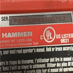 AS-IS M18 18-Volt Lithium-Ion Cordless 5/8 in. SDS-Plus Rotary Hammer (Tool-Only)