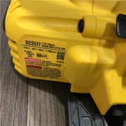 AS-IS DEWALT FLEXVOLT 60V MAX Cordless Brushless 7-1/4 in. Wormdrive Style Circular Saw (Tool Only)