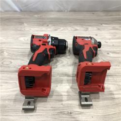 AS-IS Milwaukee M18 18V Lithium-Ion Cordless Compact Drill/Impact Combo Kit