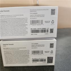 Phoenix AS-IS Google Nest Thermostat - Smart Programmable Wi-Fi Thermostat - (2-Pack)