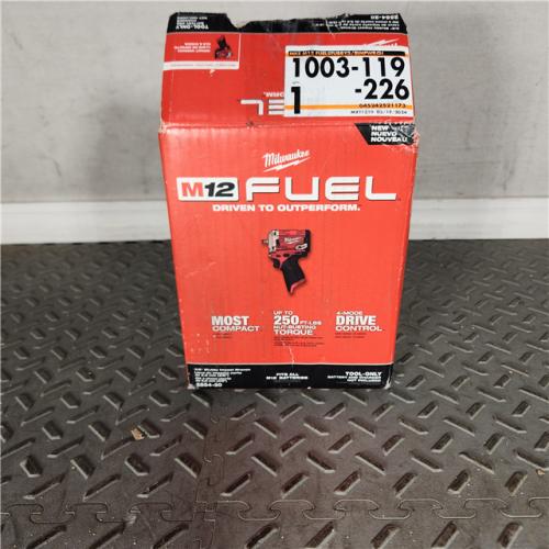 Houston Location - AS-IS M12 Fuel 3/8 Stubby Impact Wrench (TOOL ONLY) - Appears IN GOOD Condition