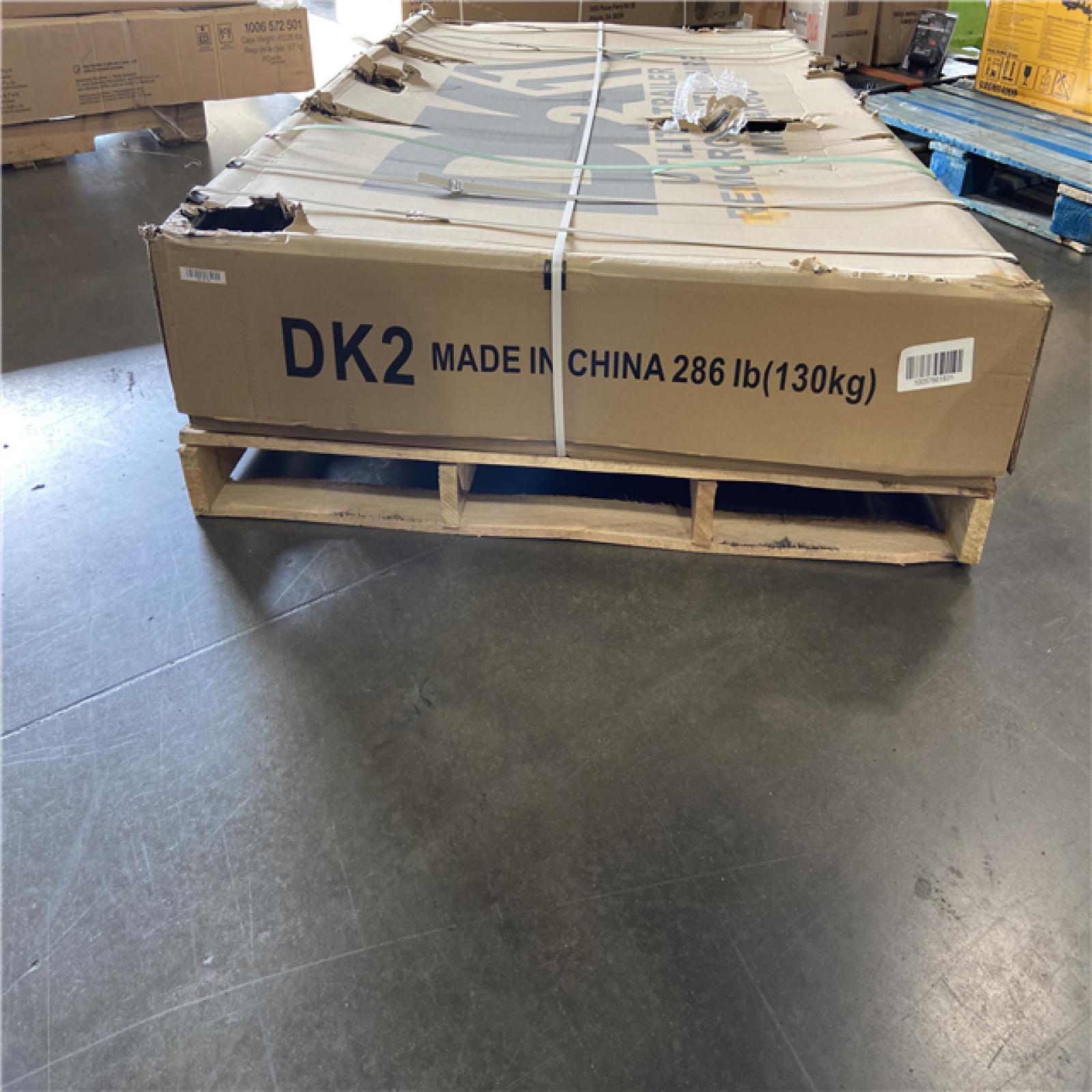 DALLAS LOCATION - DK2 by Marlon MMT4X6O 4 ft. x 6 ft. Single Axle Open Rail Utility Trailer | 1,314-lb Capacity with Ramp Gate